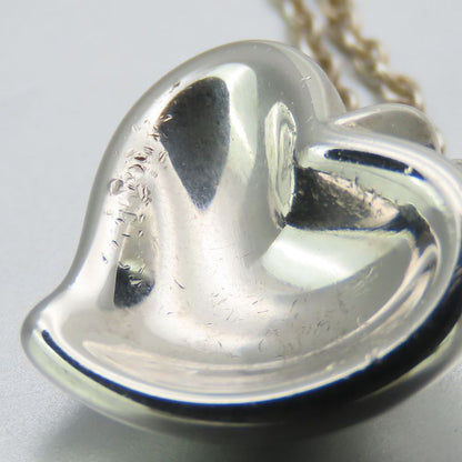 Tiffany & Co Necklace Curved Heart 925 Silver Approx 4.2g Silver Elsa Peretti