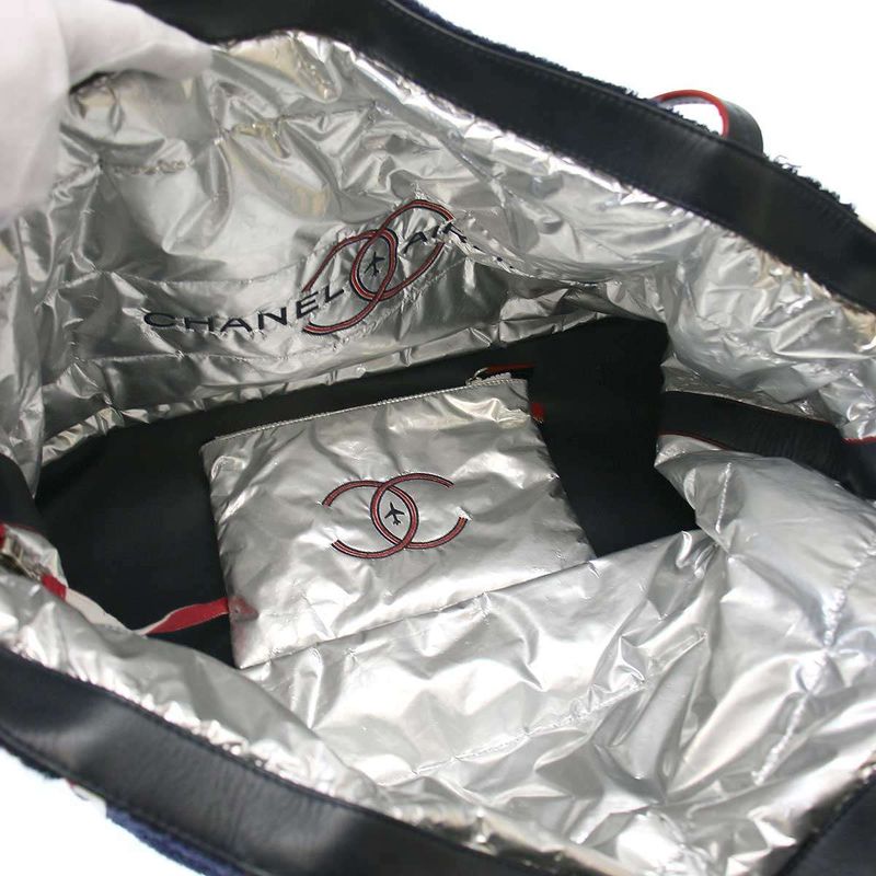 Chanel 2015 Chanel Airlines Reversible Tote Bag Navy