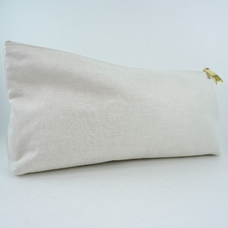 Bottega Veneta Bottega Veneta Bag-in-bag Canvas Beige Unisex Pouch