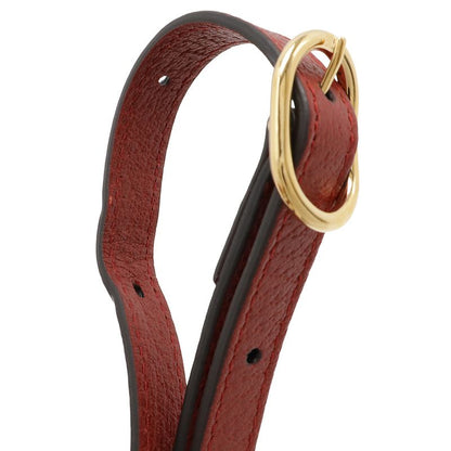 Gucci Ophidia GG Flora Sherry Line Shoulder Bag Pochette PVC Leather Red Beige