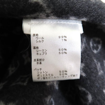 Louis Vuitton Fgc038qwe Wool-silk Blend With Belt Monogram Leather Used Winged