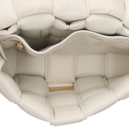 Bottega Veneta 717506 Padded Cassette Maxi Intrecciato Leather Shoulder Bag