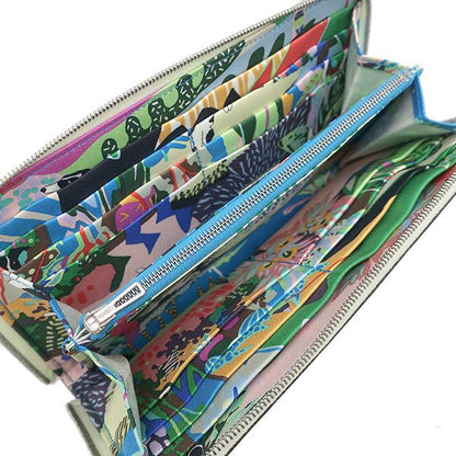 Hermes Long Azap Long Silk Inn Vaux Epson Vert Fizz Silver Hardware Unused