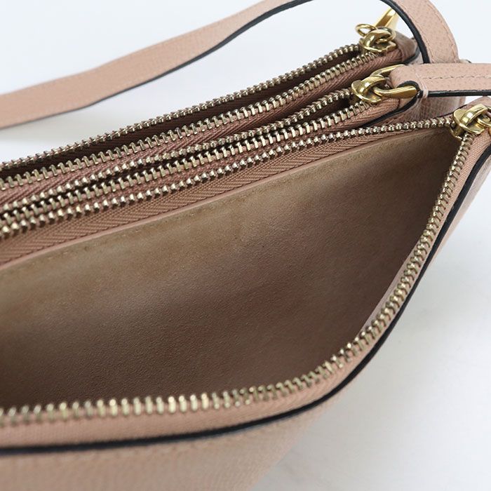 DIOR Trio Shoulder Bag Saddle Crossbody Shoulder Bag Leather Women's