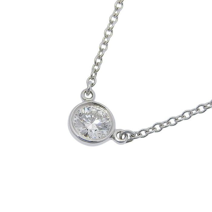 Tiffany & Co Tiffany & Co By-the-yard Diamond Necklace Pt950 Platinum Diamond