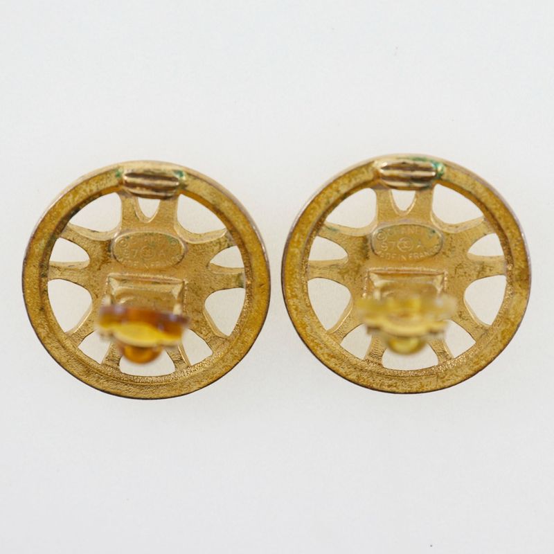 Chanel Gold Plated Ladies 8.7g Earrings