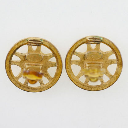 Chanel Gold Plated Ladies 8.7g Earrings