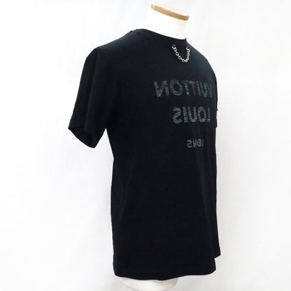 Louis Vuitton Inverted Icon Logo Short Sleeve T-shirt Fjts18txp Black