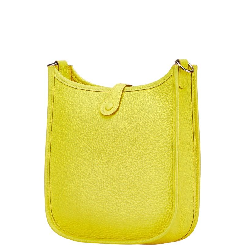 Hermes Evelyn TPM Lime Silver Hardware Taurillon Clemence Ladies Hermes