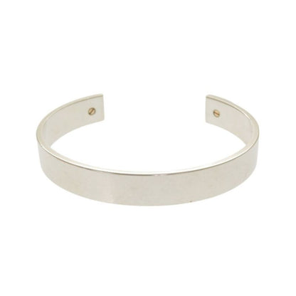 Hermes Clous De H Jonc 2 Clous H121455b Silver 925 18K Pink Gold Bracelet