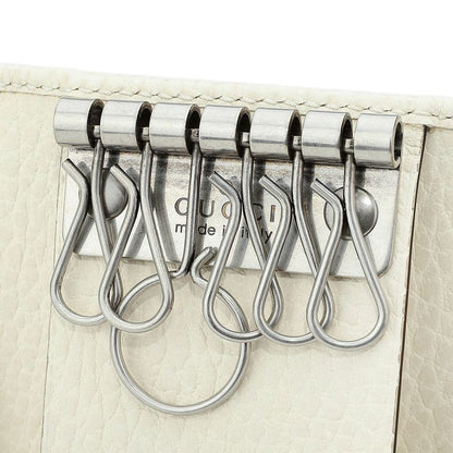 Gucci Key Case GG Marmont White
