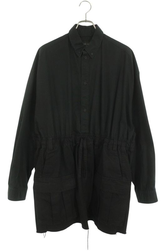 Balenciaga 720102 Tnp04 Button Down Cargo Shirt Blouson Men 1