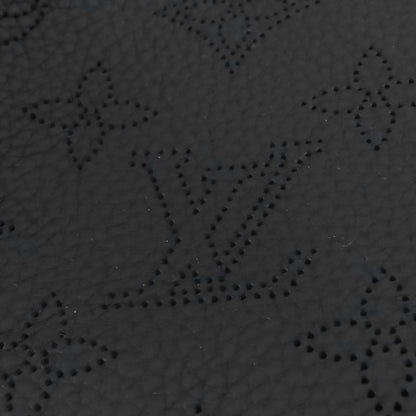 Louis Vuitton M57070 Bella Noir Black Mahina Leather 2way Shoulder Bag With