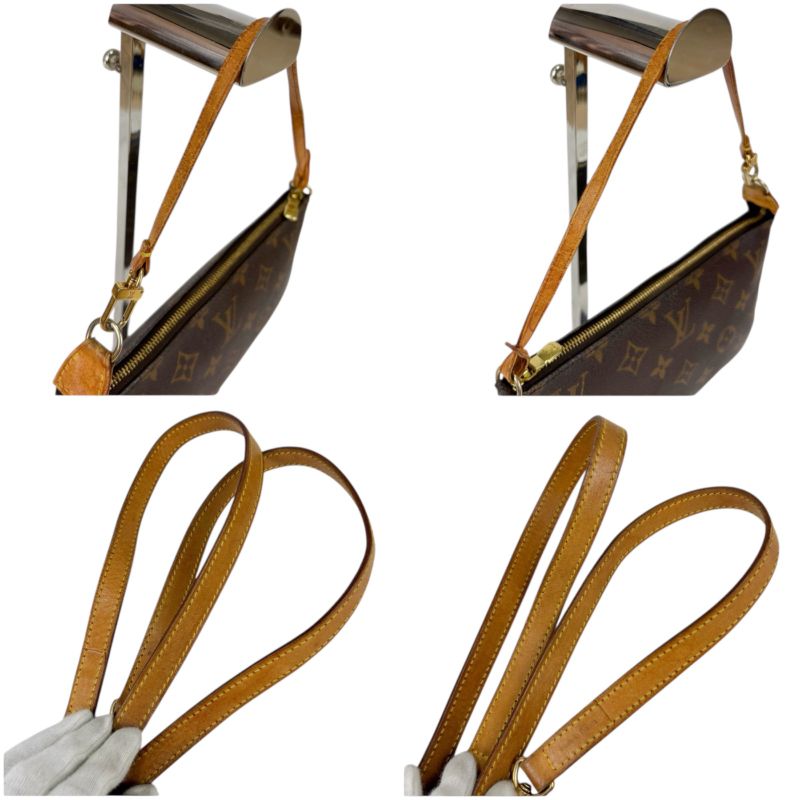 Louis Vuitton Accessoire Pochette Monogram Leather Accessory Pouch Mini Handbag