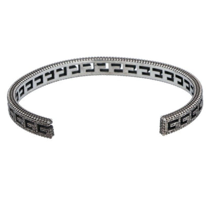 Gucci 551919 Square G Cuff Silver Bracelet Men's 18