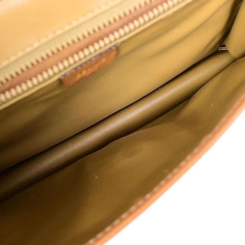 Celine Macadam Second Bag Clutch Bag Beige 01bs111