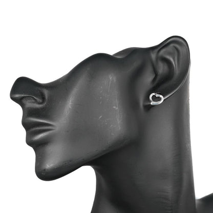 Tiffany & Co Open Heart Silver 925 Ladies 1.87g Earrings