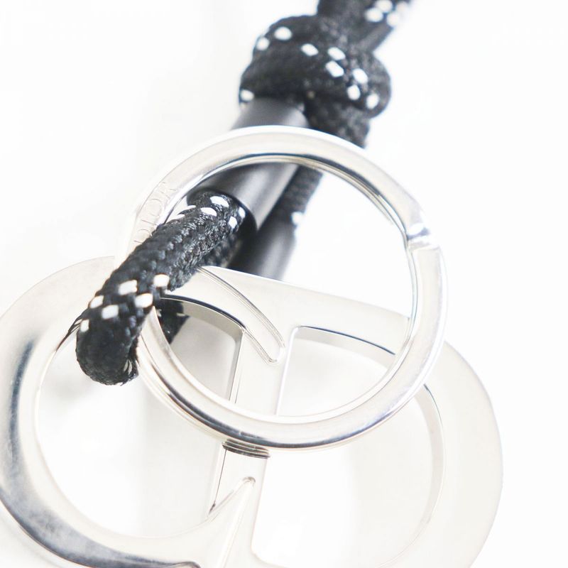 20SS DIOR / DIOR Homme CD Logo Silver Hardware Climbing Rope Carabiner Snap