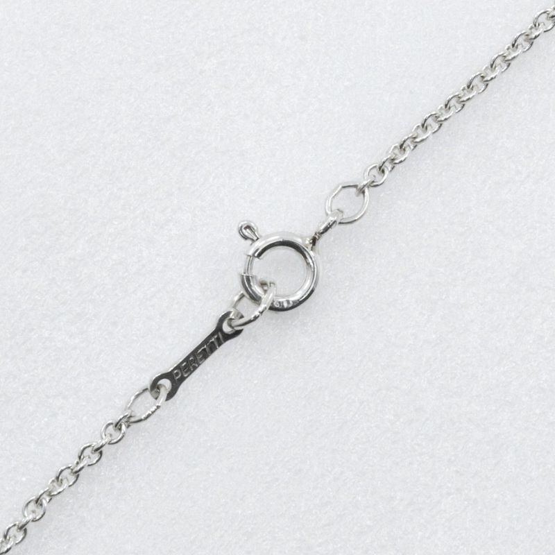 Tiffany & Co Open Heart Elsa Peretti 925 Silver Ladies 5.7g Necklace