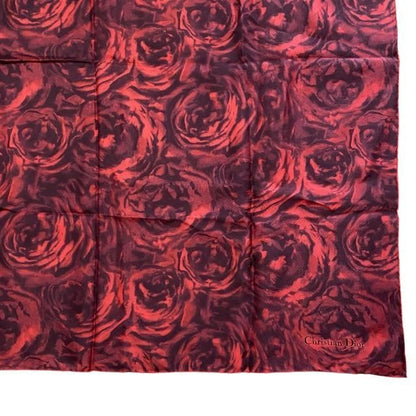 Christian DIOR Stole Shawl Scarf Accessory Floral Pattern Flower Motif All Over