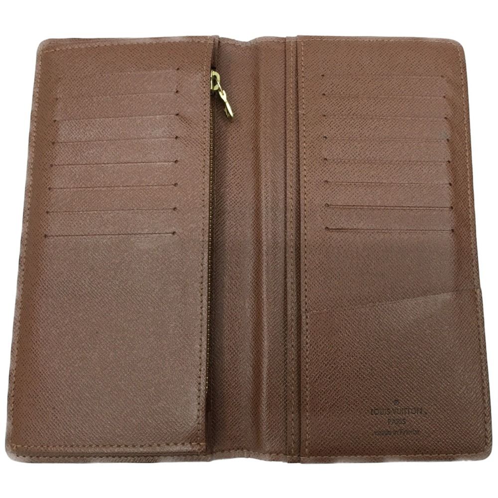 Louis Vuitton Long Wallet Damier Portefeuille Brother M66540 Brown