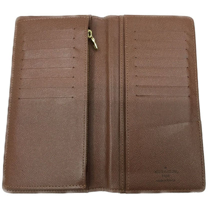 Louis Vuitton Long Wallet Damier Portefeuille Brother M66540 Brown