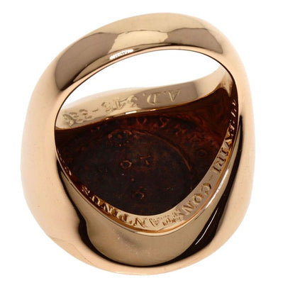 Bvlgari Bulgari Motene Coin Ring - 18K Pink Gold Ladies