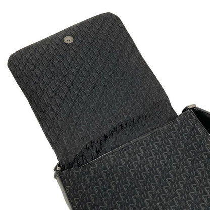 Dior/christian Dior Shoulder Bag Street Chictrotter Black And Gray Leather