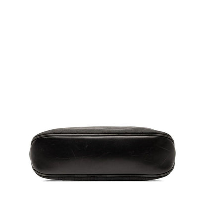Gucci GG Canvas 109097 Black Canvas Leather Women's Gucci