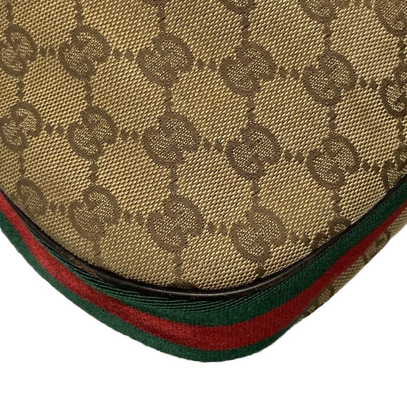 Gucci Shoulder Bag GG Patternsherry (web) 13315 Dark Brown X Beige X Multi