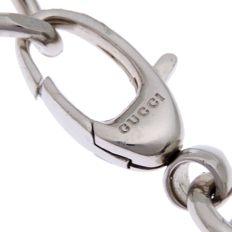 Gucci Pave Charm Silver-Tone Necklace