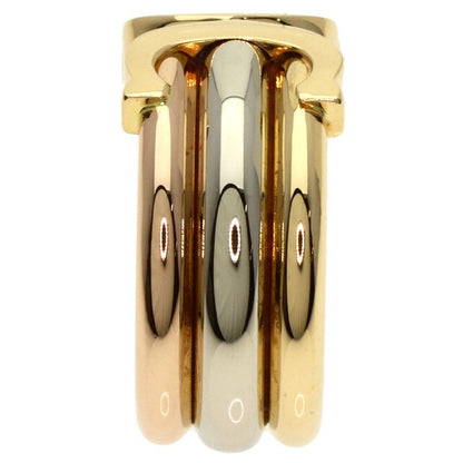 Cartier 2cring LM #50 Ring 18K Yellow Gold 18K White Gold 18K Pink Gold Ladies