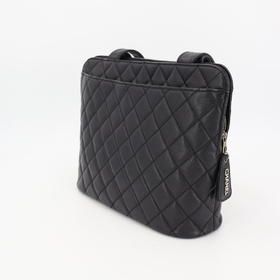 Chanel Matelasse Caviar Skin Shoulder Bag Color: Black