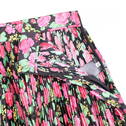 Balenciaga Flower Pleats Skirt 680310 Tll82 Mix 34