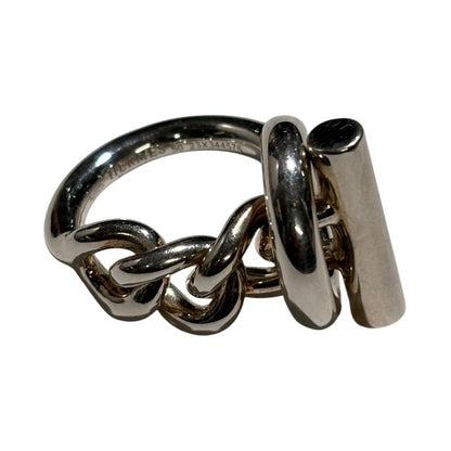 Hermes Echappe Croisette Ring GM 50 (size 10) Silver Ring Purchased in 2024