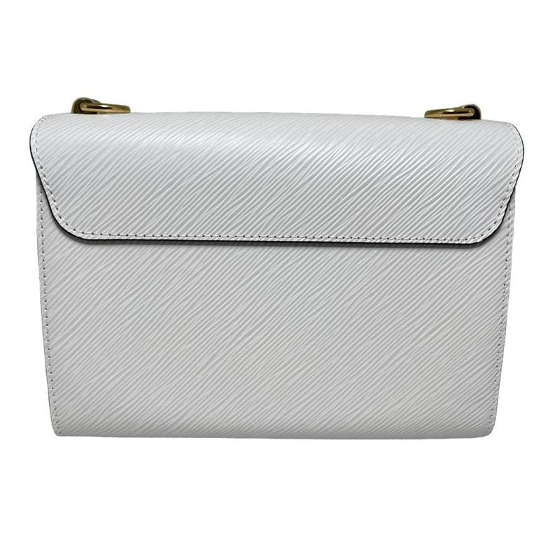 Louis Vuitton Twist MM M23514 Epi Bag Twist Women's Shoulder Bag White Calf
