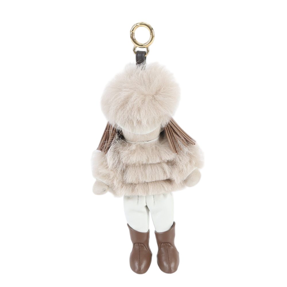 Fendi Sylvie a Collectable Bag Charm Vest Friends Forever Leather
