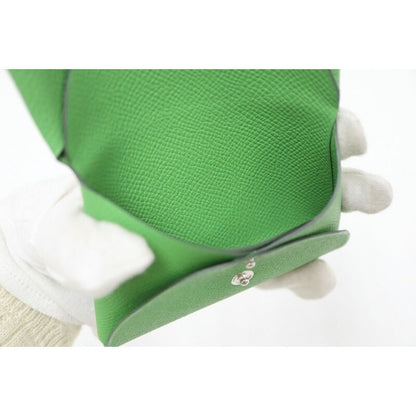 Hermes Calvi Duo Coin Case Epsom Yucca — view 6
