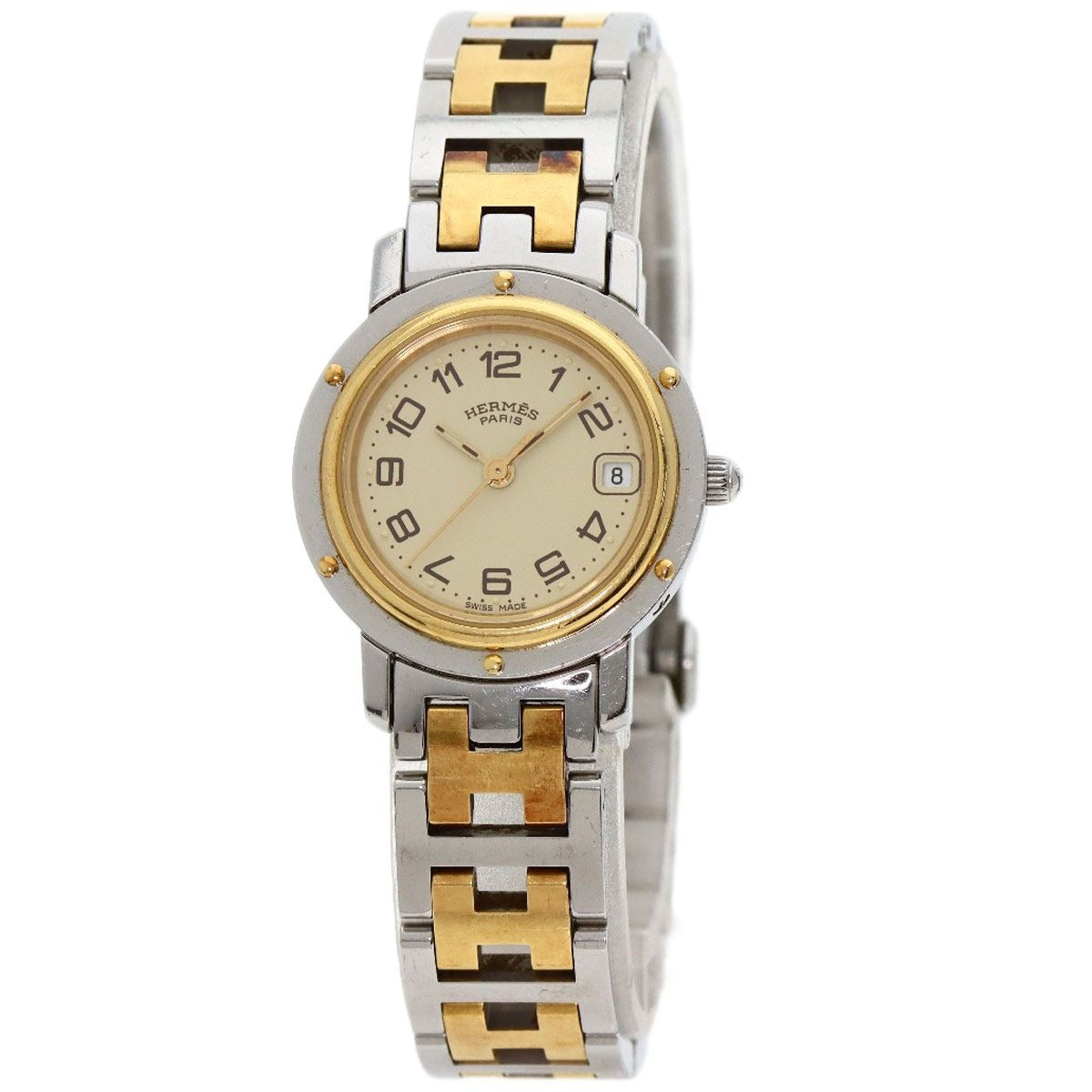 Hermes Clipper Watch SS Ssxgp
