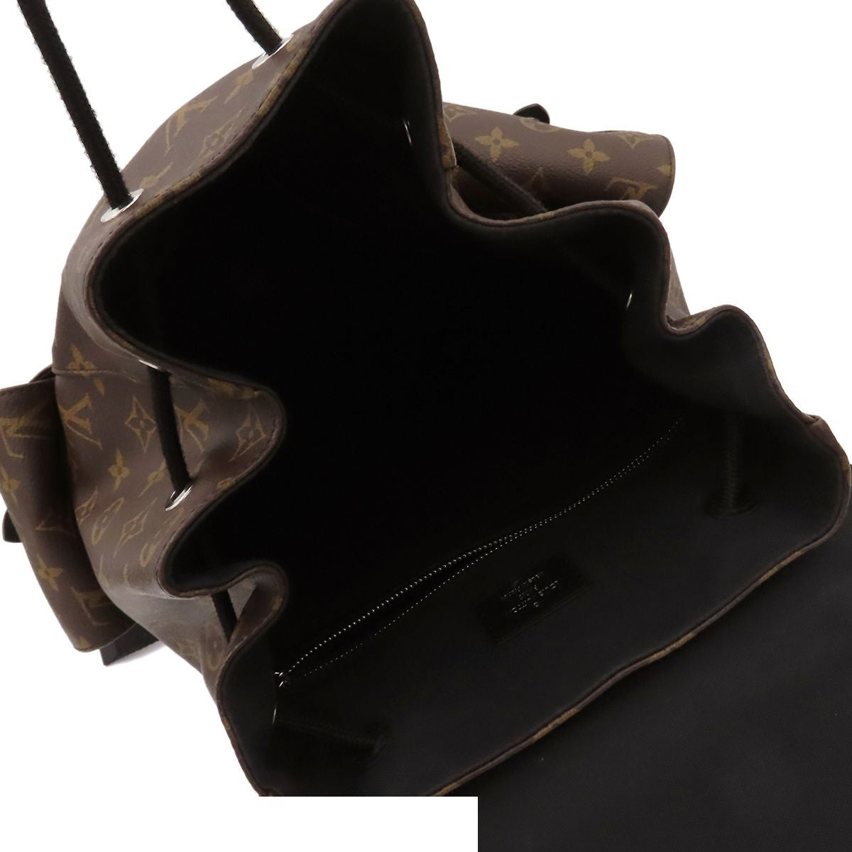 Louis Vuitton Christopher MM Brown Monogram Macassar Backpack — view 4