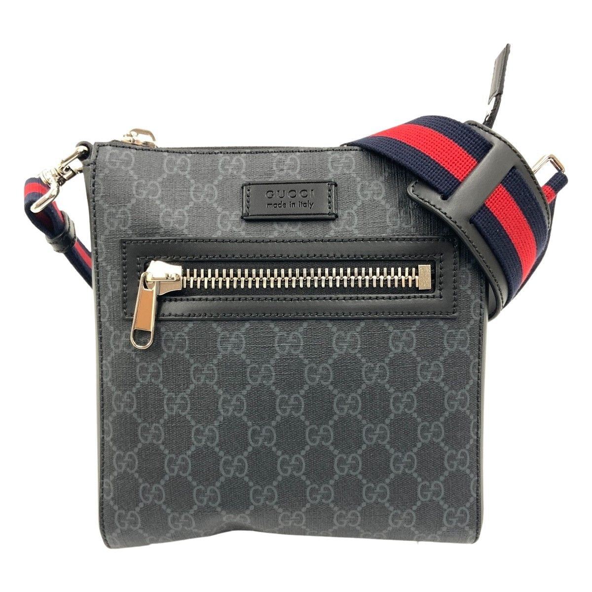 Gucci GG Supreme Small Messenger Bag Black