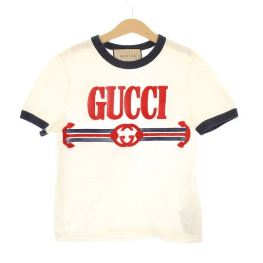 Gucci Ringer T-Shirt Short Sleeve Embroidery Xxs White