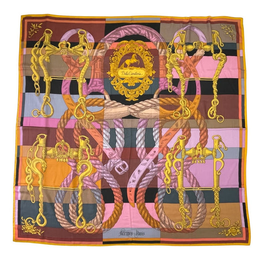 Hermes Scarf Carre 140 Large Della Cavalleria Multicolor