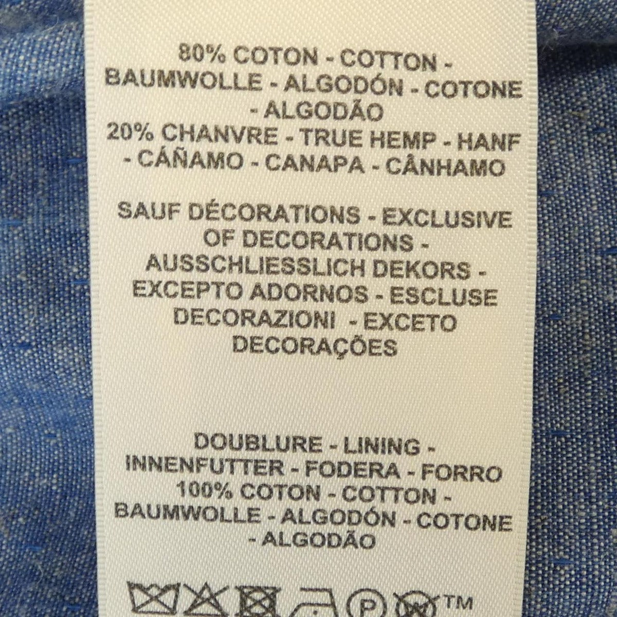 Hermes Dress Blue 38 Transparency — view 3