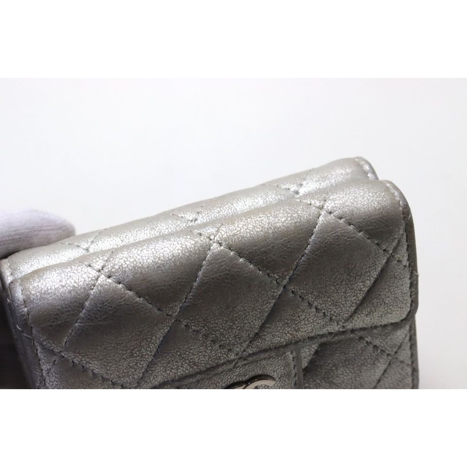 Chanel 31 Quilted Leather Trifold Wallet — view 10