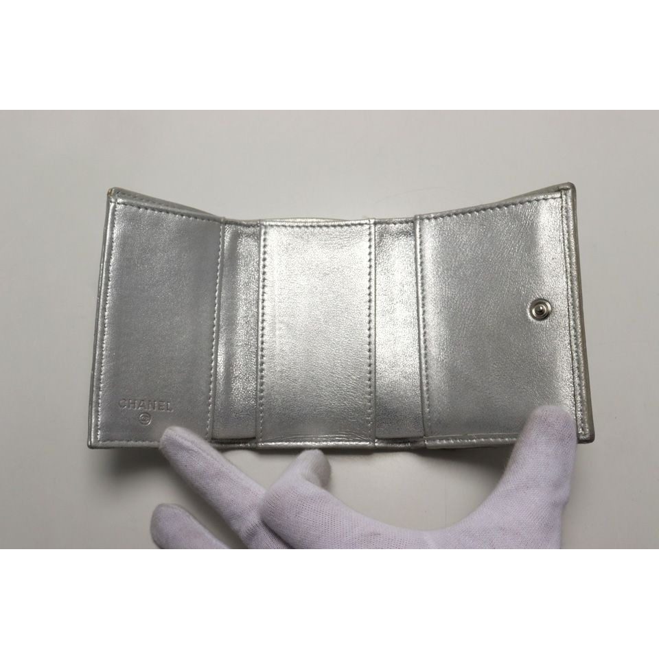 Chanel 31 Quilted Leather Trifold Wallet — view 4