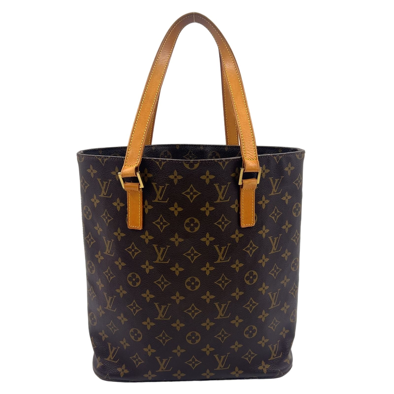 Louis Vuitton Vavin GM Monogram Leather Brown Tote Gold