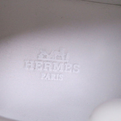 Hermes Leather Series Motif Logo High Cut Sneakers Light Blue — view 8