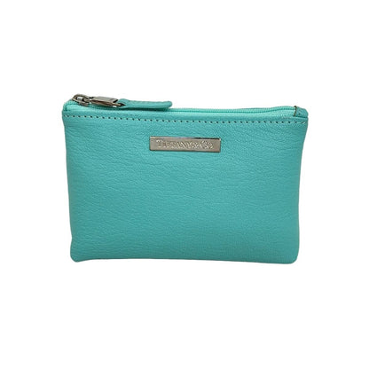 Tiffany & Co Pouch Cobalt Blue Leather