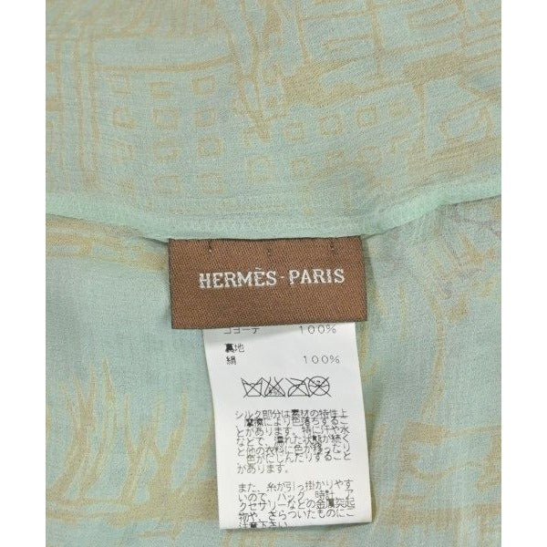 Hermes Long Maxi Length Skirt Green Master Do — view 3